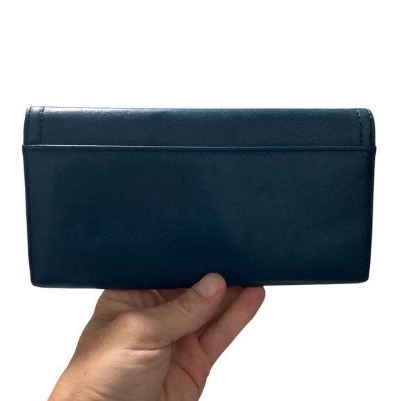 Coach Blue Leather Wallet - Picture 7 of 10